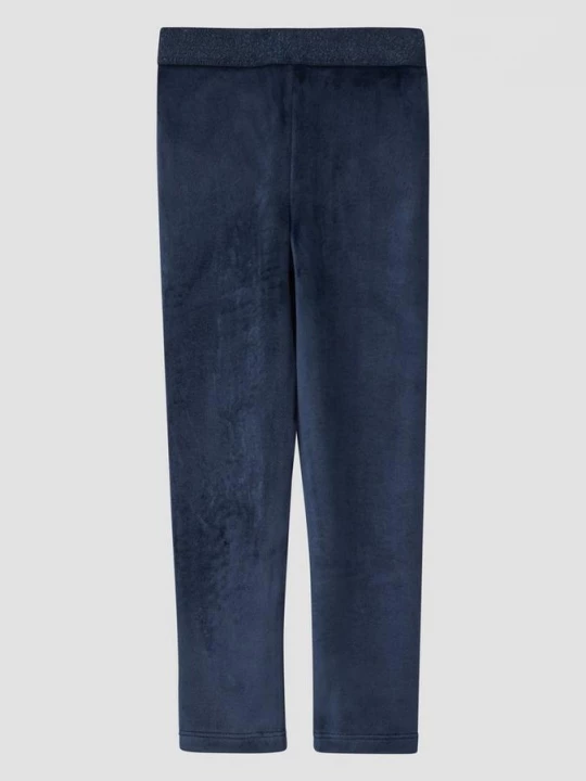 Foto van product Warme fluwelen legging met glitter tailleband s.Oliver blauw