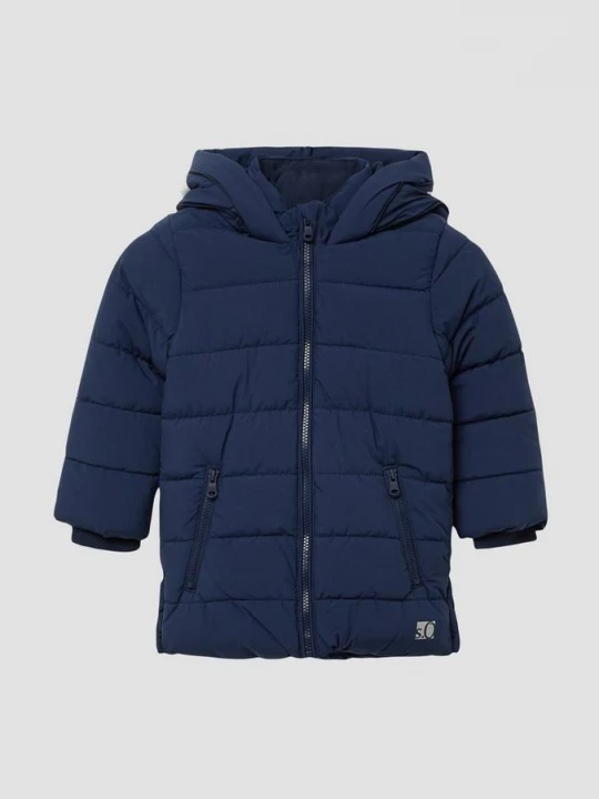 Foto van product Warme gewatteerde jas met printdetail s.Oliver blauw
