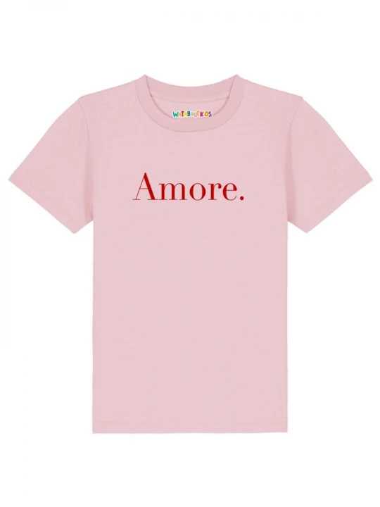 Foto van product watabout.kids Shirt 'Amore' rosa / rood