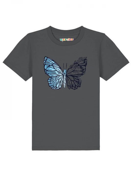 Foto van product watabout.kids Shirt aqua / antraciet / zwart / wit