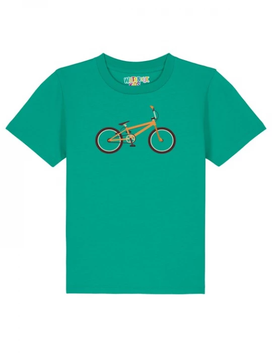 Foto van product watabout.kids Shirt 'BMX' grasgroen / gemengde kleuren
