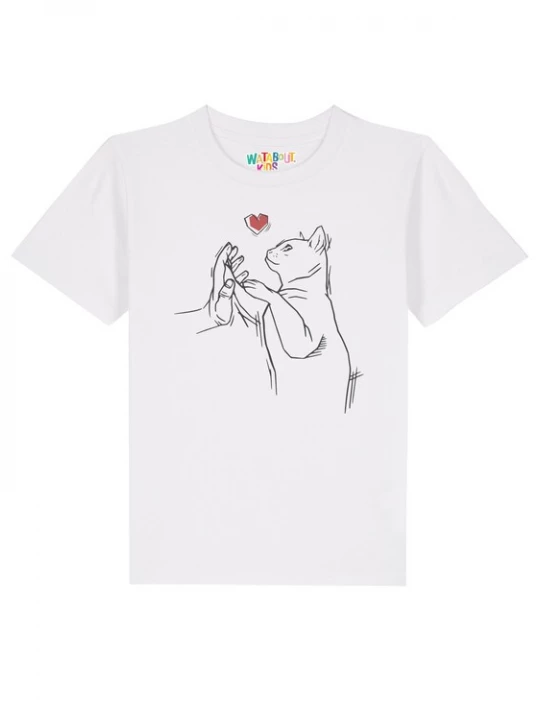 Foto van product watabout.kids Shirt 'Cathand' zwart / wit
