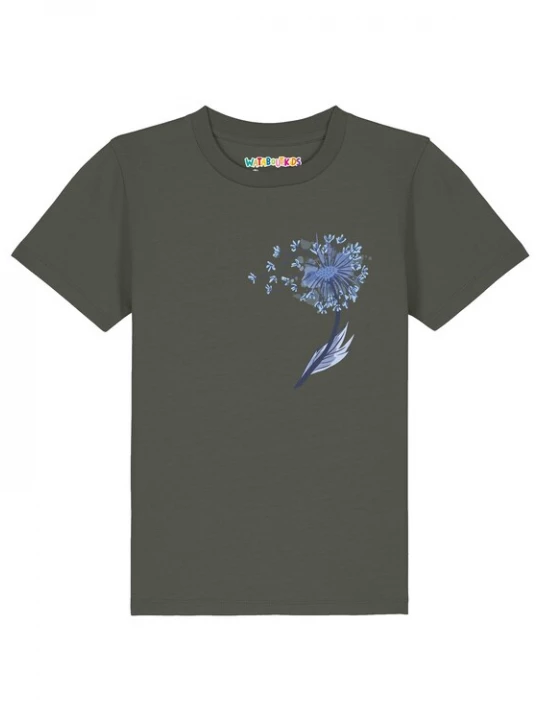 Foto van product watabout.kids Shirt 'Dandelion' blauw / lichtblauw / kaki