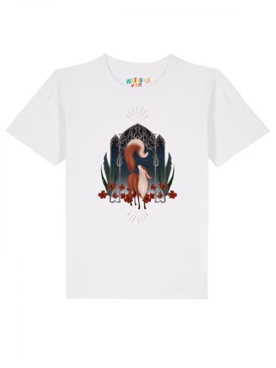 Foto van product watabout.kids Shirt 'Der Wunderschöne Fuchs' roestbruin / donkerrood / zwart / wit