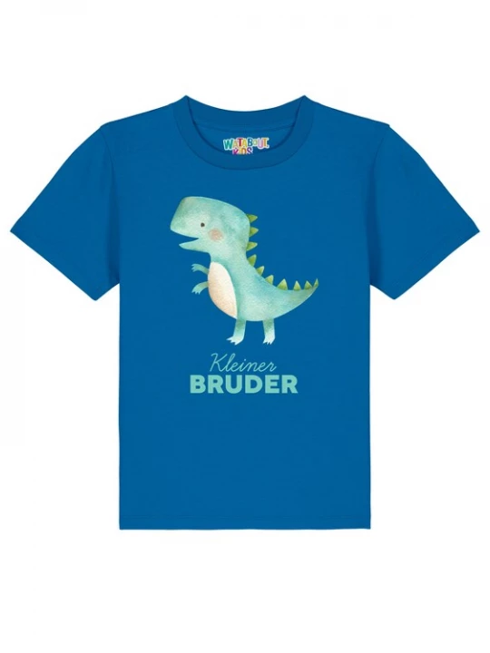 Foto van product watabout.kids Shirt 'Dinosaurier 03 Kleiner Bruder' royal blue / koningsblauw