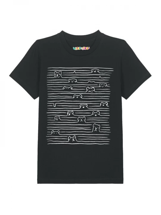 Foto van product watabout.kids Shirt 'Doodle Dogs' wit