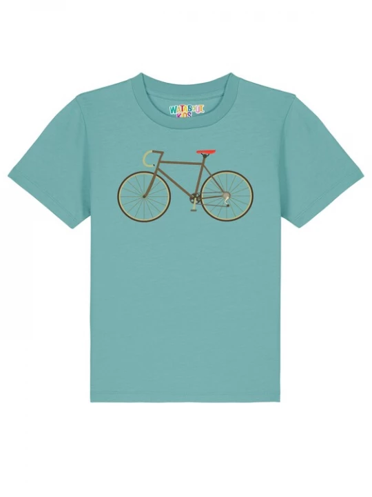 Foto van product watabout.kids Shirt 'Fahrrad' turquoise / gemengde kleuren