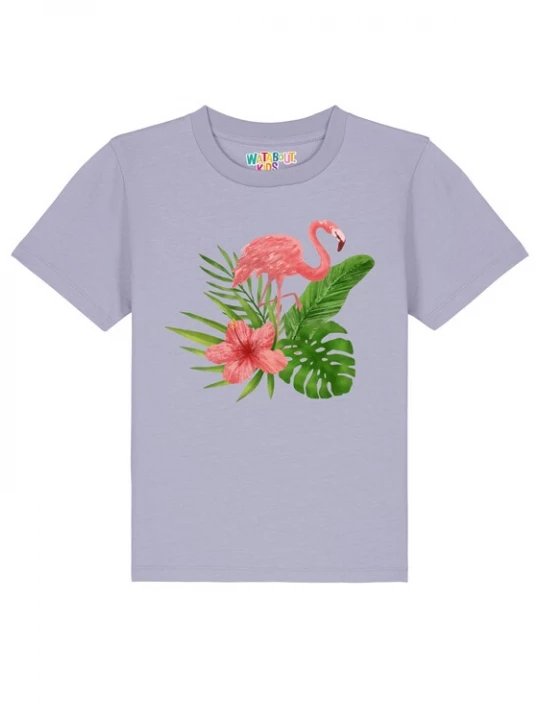 Foto van product watabout.kids Shirt 'Flamingo' sering / gemengde kleuren