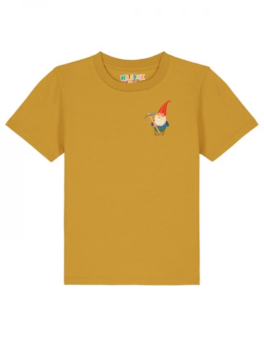 Foto van product watabout.kids Shirt 'Gartenzwerg' oker / gemengde kleuren