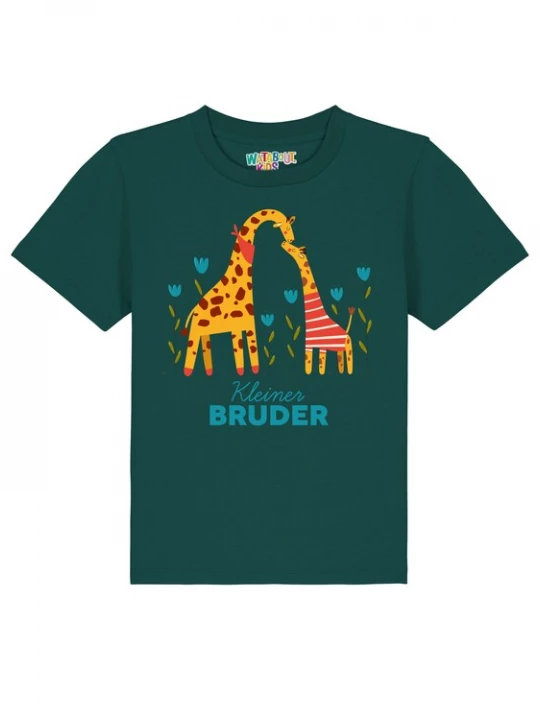 Foto van product watabout.kids Shirt goudgeel / jade groen / donkergroen / wit