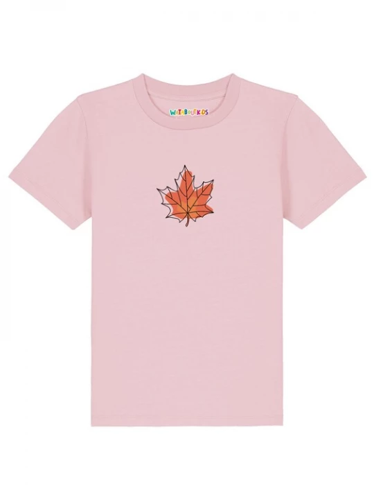 Foto van product watabout.kids Shirt 'Herbst' donkeroranje / rosa / zwart