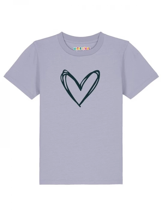 Foto van product watabout.kids Shirt 'Herzi' sering / zwart