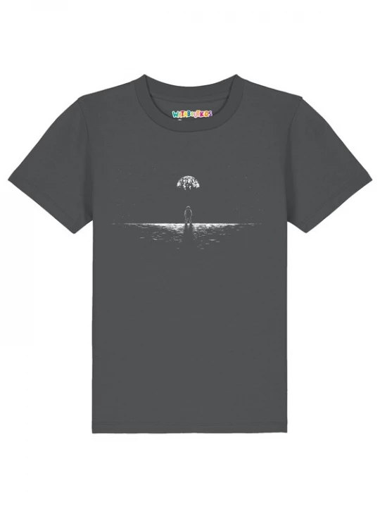 Foto van product watabout.kids Shirt 'Lost in space' antraciet / wit