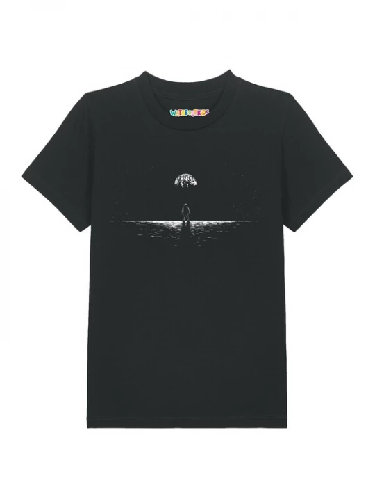 Foto van product watabout.kids Shirt 'Lost in space' zwart / wit