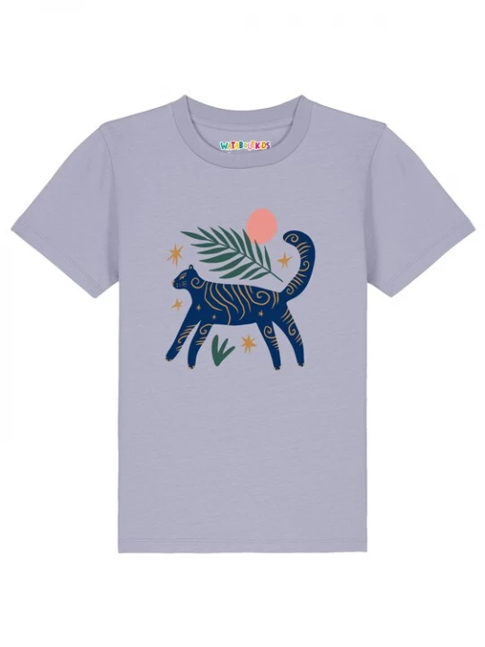 Foto van product watabout.kids Shirt 'Love and flex' navy / duifblauw / groen