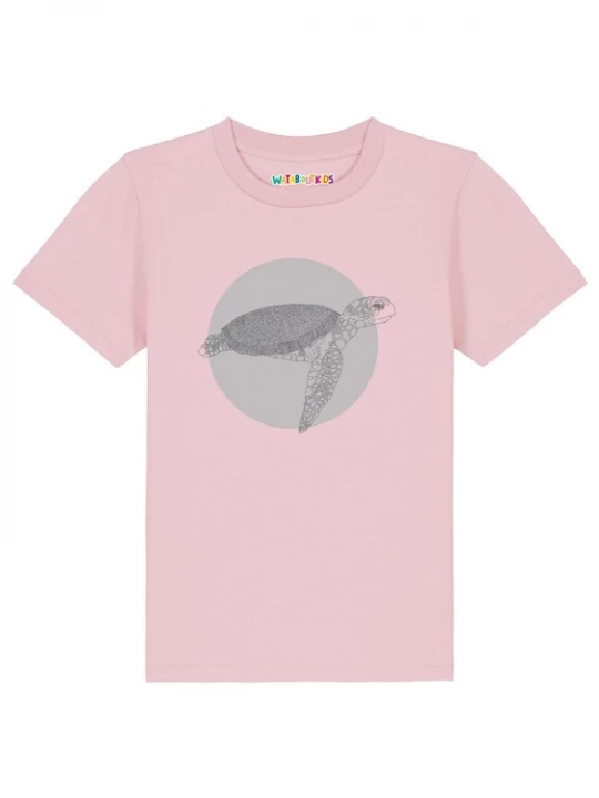 Foto van product watabout.kids Shirt 'Meeresschildkröte' donkergrijs / rosa