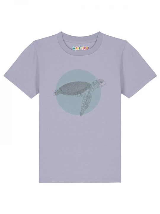 Foto van product watabout.kids Shirt 'Meeresschildkröte' duifblauw