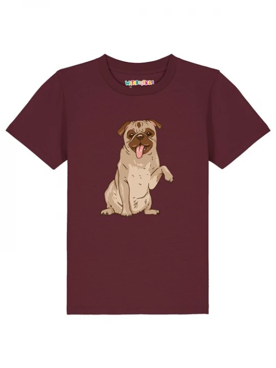 Foto van product watabout.kids Shirt 'Mops' beige / bordeaux
