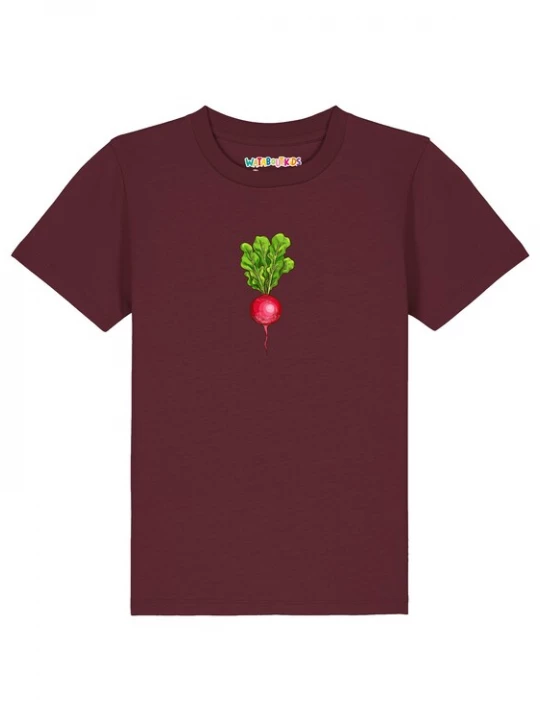 Foto van product watabout.kids Shirt 'Radieschen' groen / rood / bordeaux