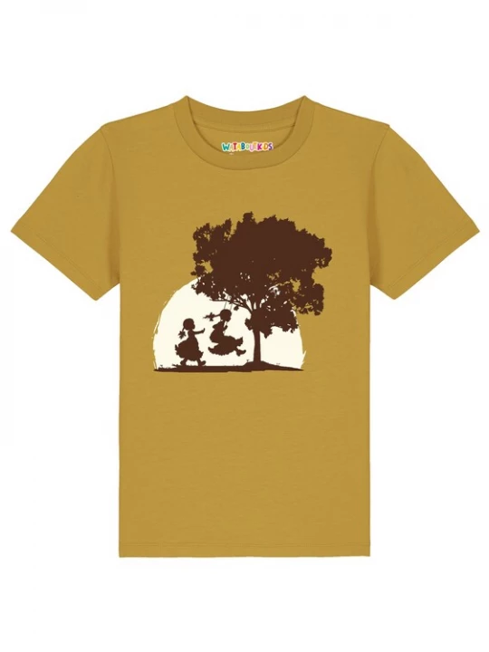 Foto van product watabout.kids Shirt 'Schaukeln' ivoor / bruin / oker
