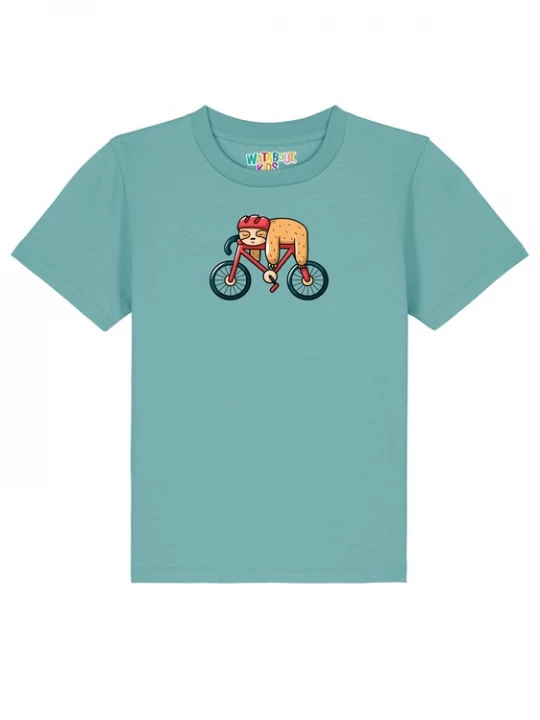 Foto van product watabout.kids Shirt 'Sloth' turquoise / gemengde kleuren