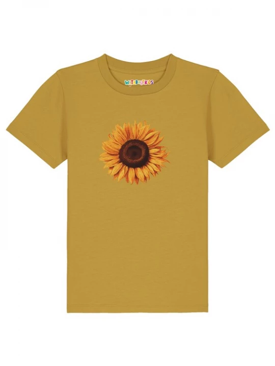 Foto van product watabout.kids Shirt 'Sonnenblume' bruin / oker / oranje / donkeroranje