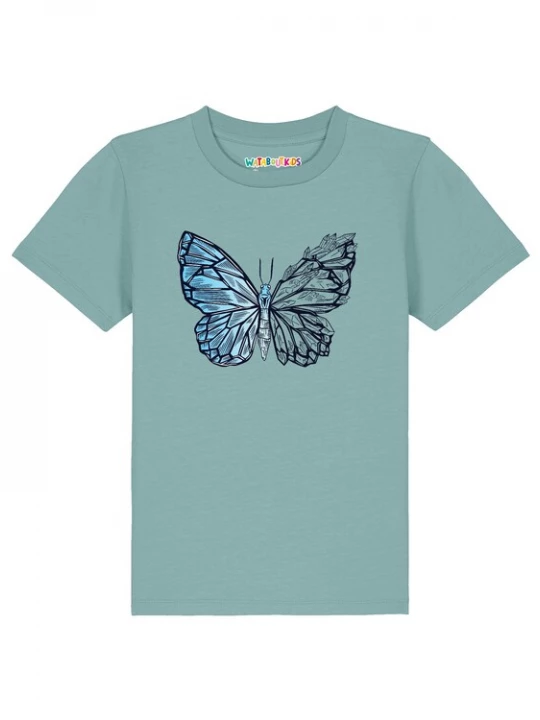 Foto van product watabout.kids Shirt turquoise / aqua / zwart / wit