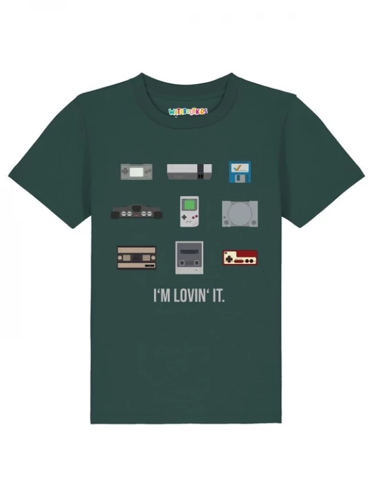 Foto van product watabout.kids Shirt 'Videogames' grijs / antraciet / donkergroen / zwart