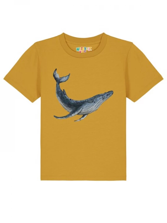 Foto van product watabout.kids Shirt 'Wal' blauw / oker