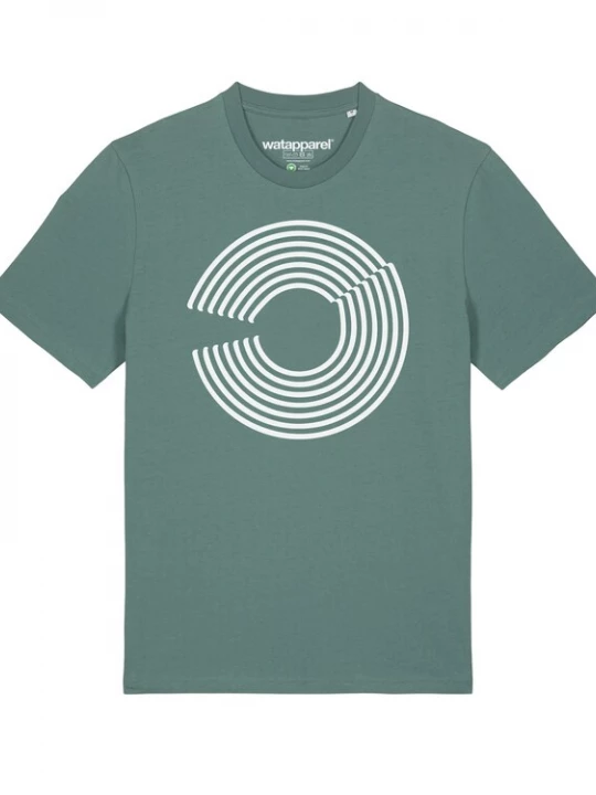 Foto van product Watapparel Shirt 'Abstract 01' groen / wit