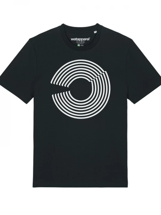 Foto van product Watapparel Shirt ' Abstract 01 ' zwart / wit