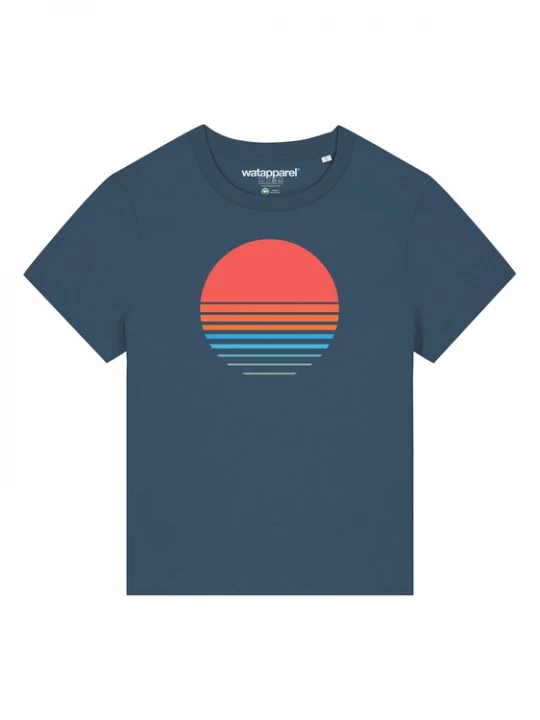 Foto van product Watapparel Shirt 'Abstract 03' petrol / gemengde kleuren