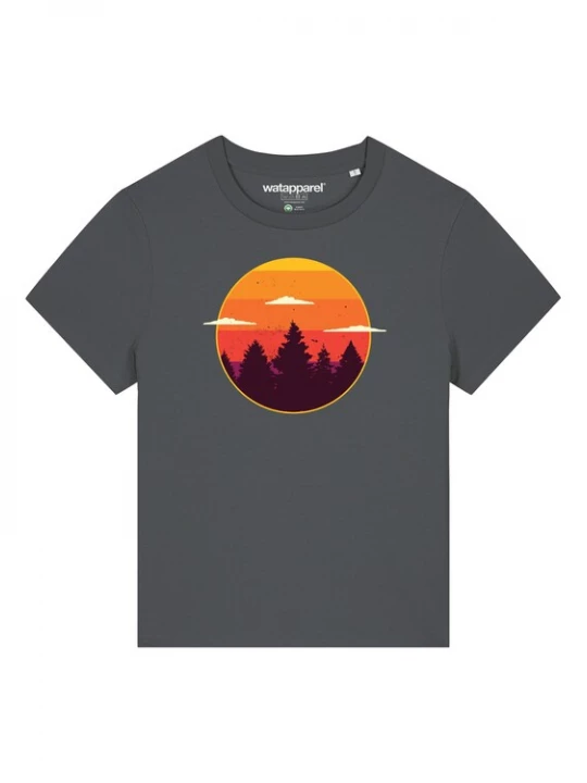 Foto van product Watapparel Shirt antraciet / gemengde kleuren