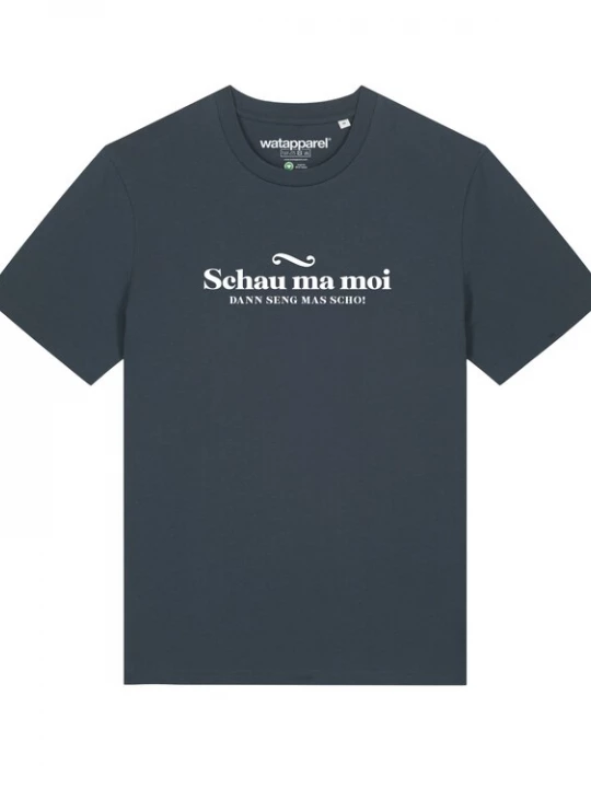 Foto van product Watapparel Shirt antraciet / wit