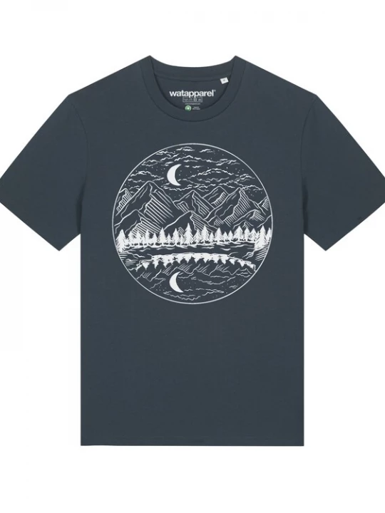 Foto van product Watapparel Shirt antraciet / wit