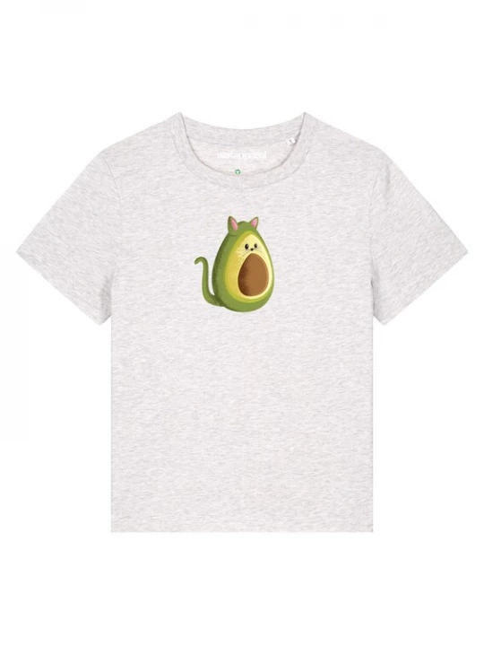 Foto van product Watapparel Shirt ' Avocato ' gemengde kleuren / wit gemêleerd