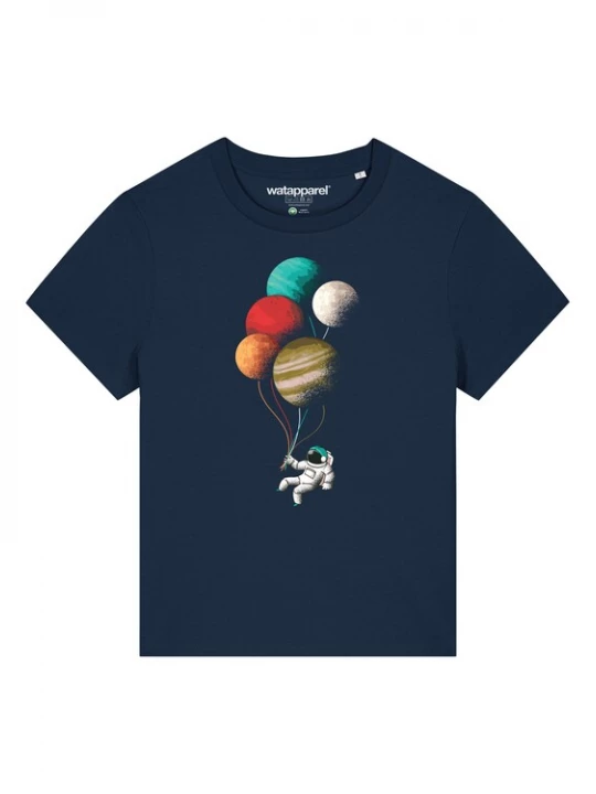 Foto van product Watapparel Shirt 'Balloon Spaceman' navy / gemengde kleuren