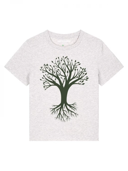 Foto van product Watapparel Shirt ' Baum ' zwart / wit gemêleerd