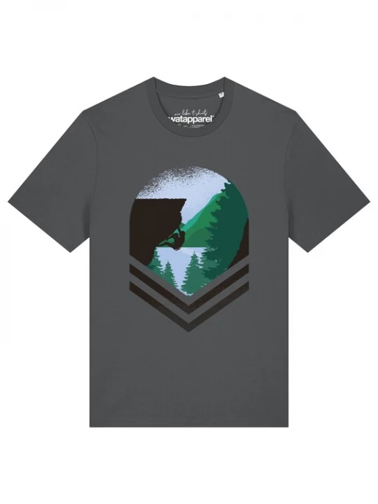 Foto van product Watapparel Shirt 'Bay Climbing' antraciet
