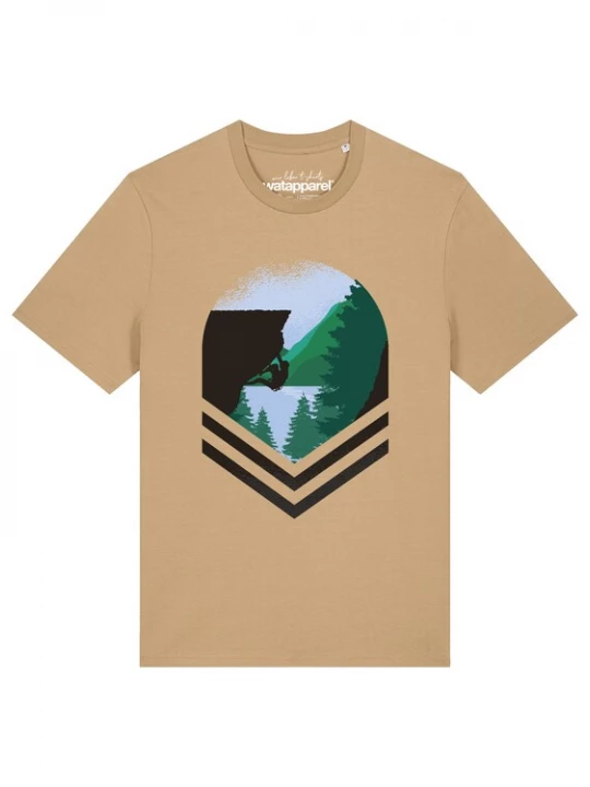 Foto van product Watapparel Shirt 'Bay Climbing' beige