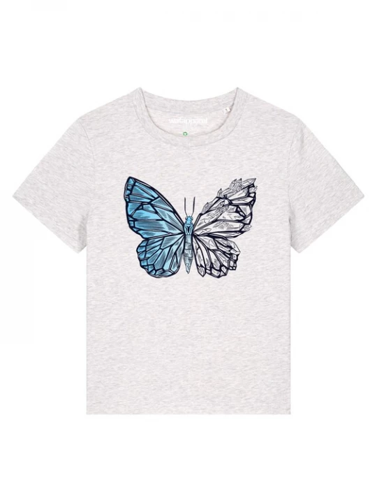 Foto van product Watapparel Shirt blauw / zwart / wit gemêleerd