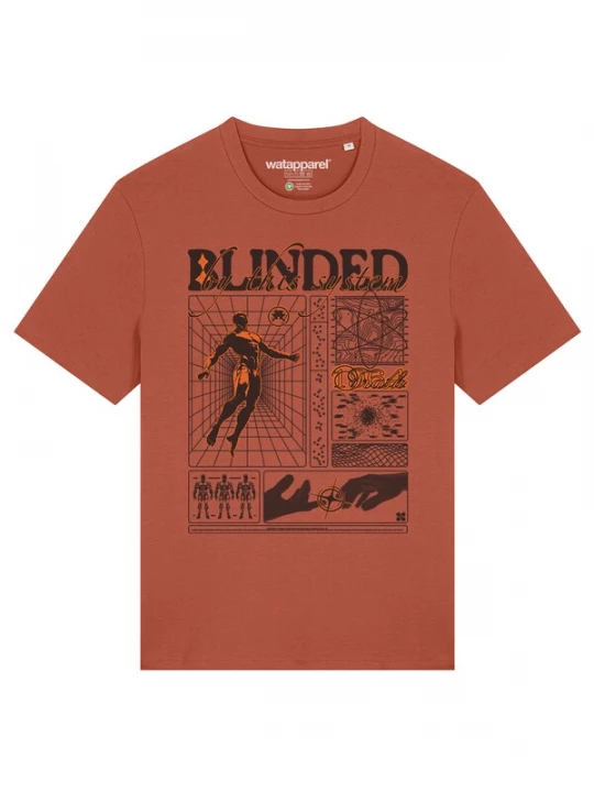 Foto van product Watapparel Shirt 'Blinded' roestrood