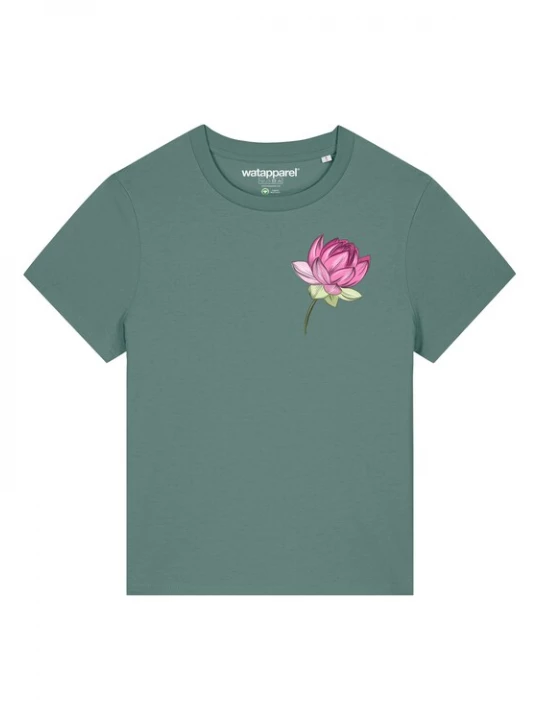 Foto van product Watapparel Shirt 'Blume' kaki / gemengde kleuren