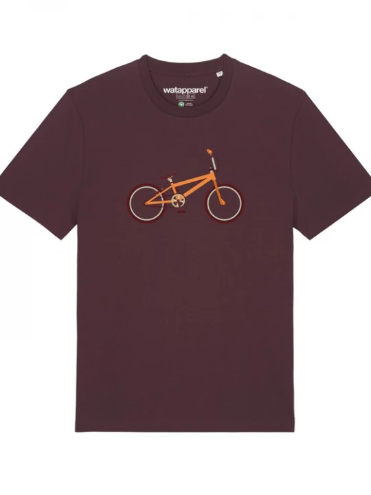 Foto van product Watapparel Shirt ' BMX ' gemengde kleuren / donkerrood