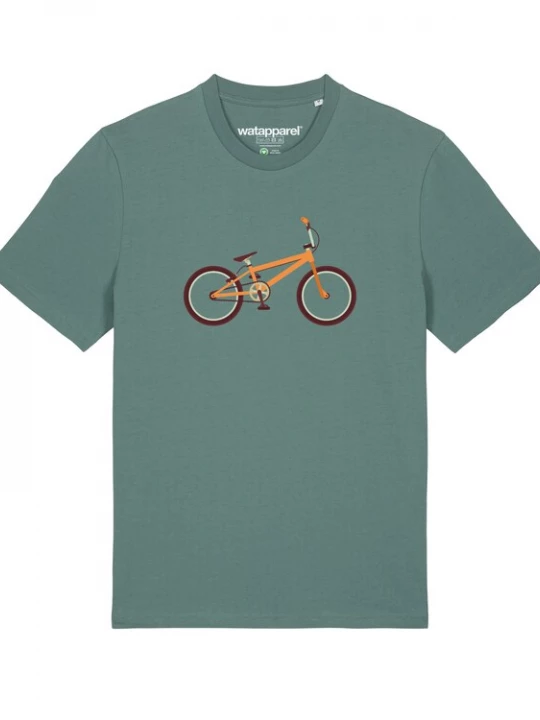 Foto van product Watapparel Shirt ' BMX ' groen / gemengde kleuren