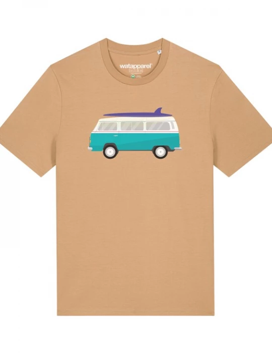 Foto van product Watapparel Shirt ' California Dream ' beige / gemengde kleuren