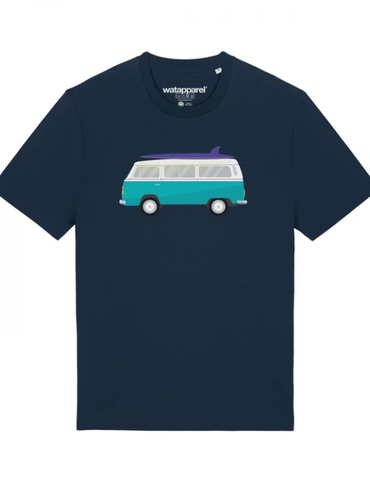 Foto van product Watapparel Shirt ' California Dream ' donkerblauw / gemengde kleuren