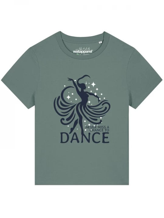 Foto van product Watapparel Shirt 'Chance to dance' groen