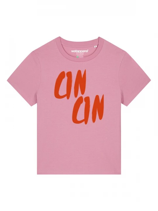 Foto van product Watapparel Shirt 'Cin Cin' rosa / oranjerood