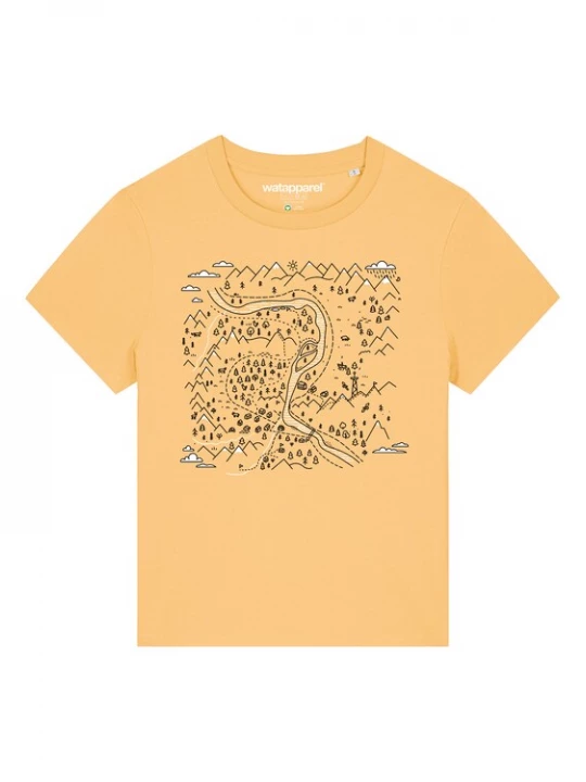 Foto van product Watapparel Shirt citroen / zwart / wit